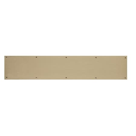 Brass Accents 6 in. x 28 in. Kick Plate Antique Brass Adhesive Mount A09-P0628-609ADH